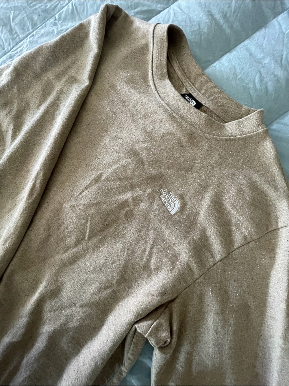 The North Face Men's Crewneck Sweater in Taupe